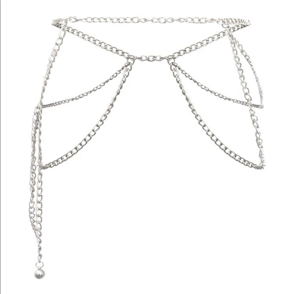 Layered Design Body Chain silver - Picture 3 of 8